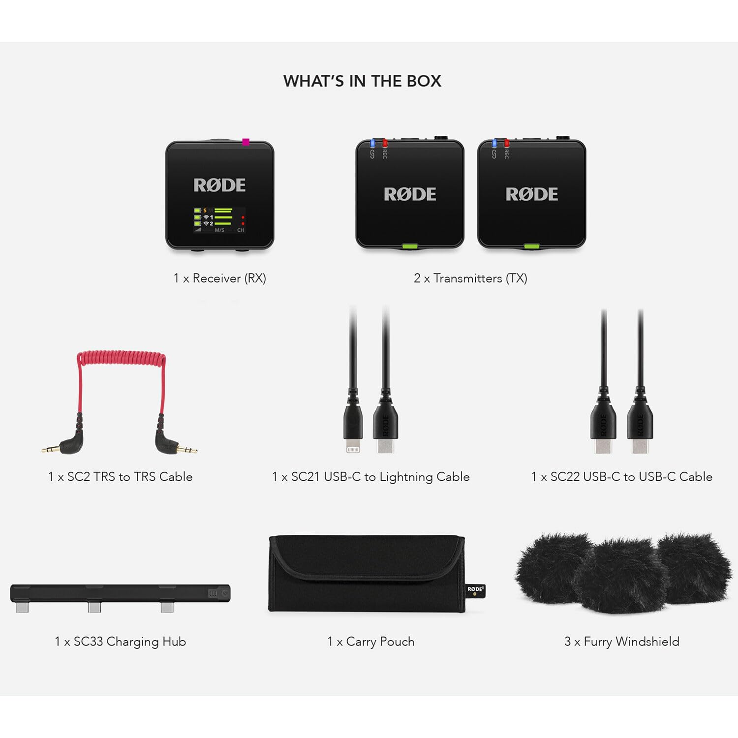 Amazon.com: Rode Wireless GO Gen 3 Microphone System with 2